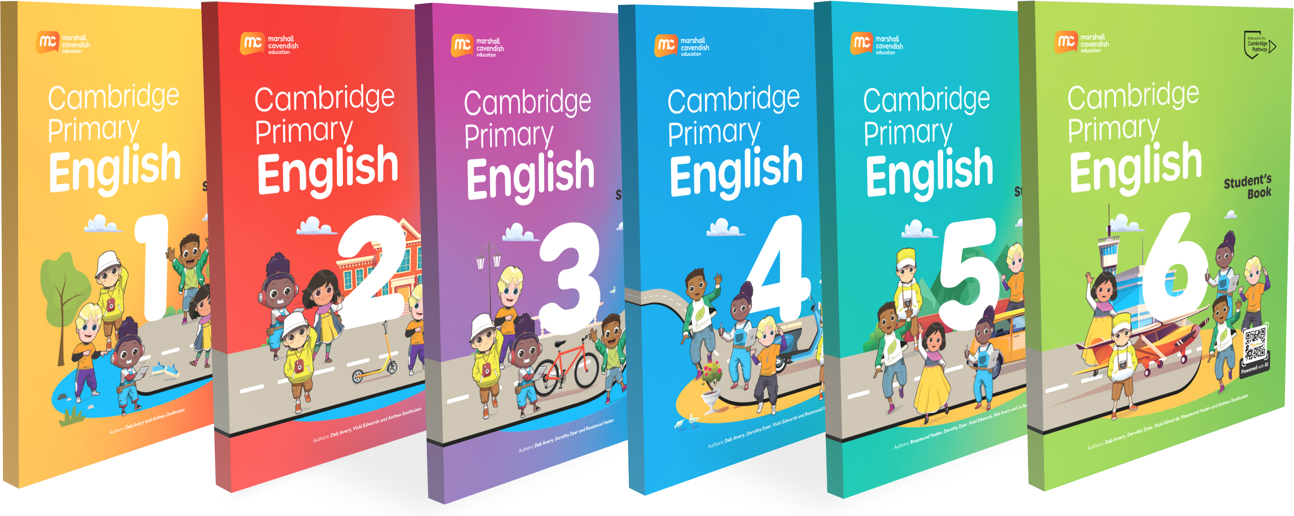 Cambridge Primary English Book Covers Grade 1 - 6