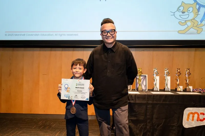 Ethan Reber with Alex Chan photo