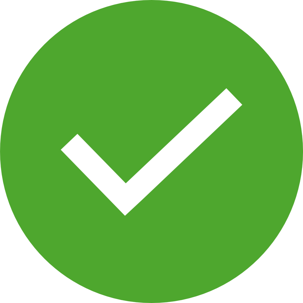 MCE Green Tick