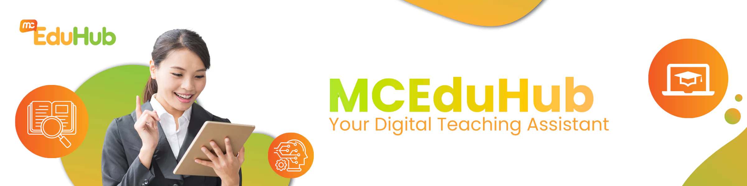 MCEduHub Your Digital Teaching Assistant Banner